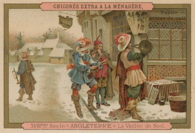 Véspera de natal, inglaterra, 18th, século de French School