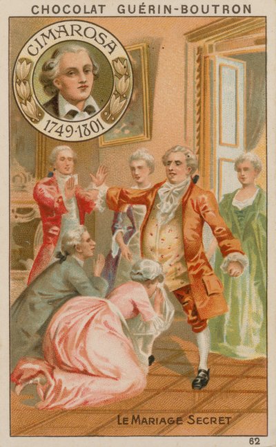 Cimarosa, o casamento secreto de French School