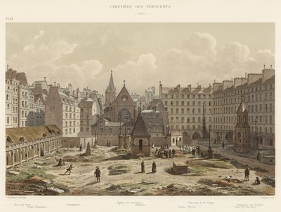 Cemitério Inocentes, 1750 de French School