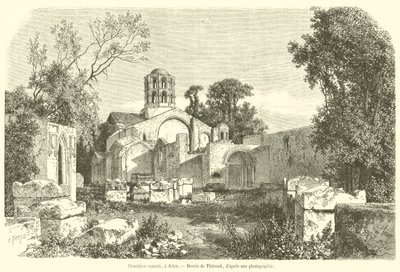 Cimetiere romain, a Arles (gravura) de French School