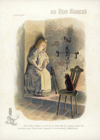 Cinderela, dormindo de French School