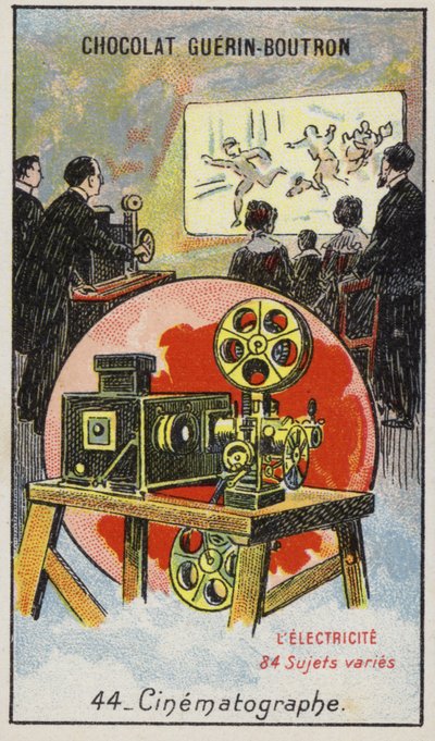 Cinema (chromolitho) de French School