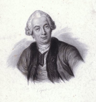 Claude Bourgelat, cirurgião veterinário francês (gravura) de French School