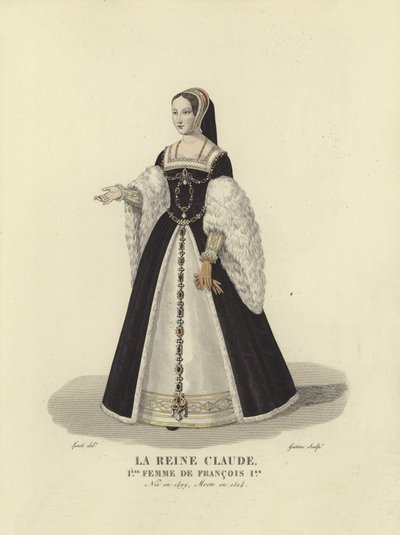 Claude da Bretanha, primeira esposa do rei Francisco I da França de French School
