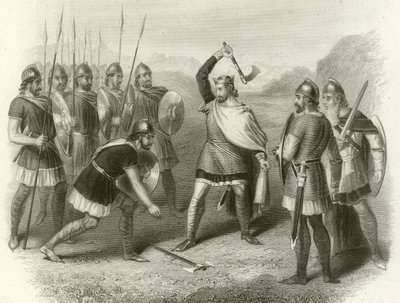 Clóvis e seu soldado rebelde, 487 de French School