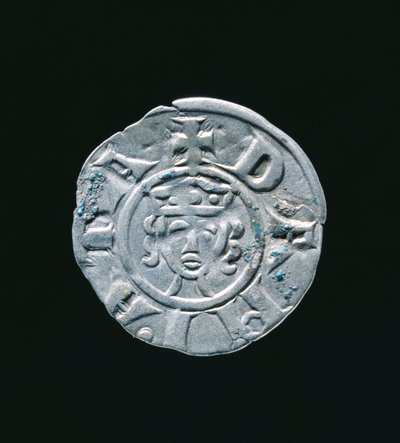 Moeda de João de Brienne (c.1170-1237) de French School