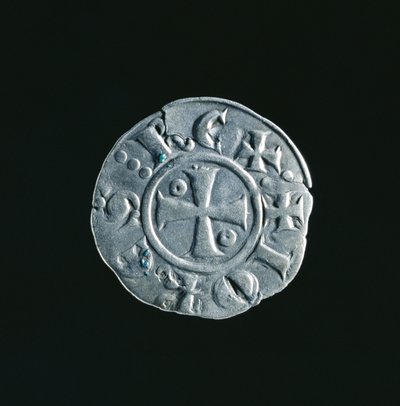 Moeda de João de Brienne (c.1170-1237) de French School