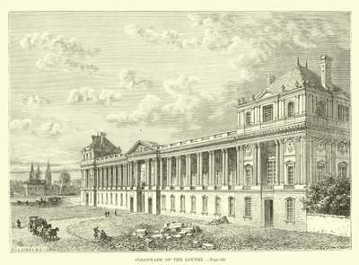 Colunata do Louvre de French School