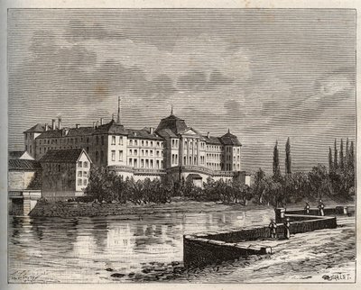 Commercy - La Meuse (55), Lorraine, França - gravura em "La France illustree: geographie, histoire, administration statistique" de V.A. Malt-Brown. 1884 de French School