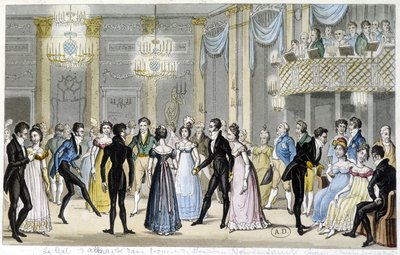 Baile da empresa, início do século XIX de French School