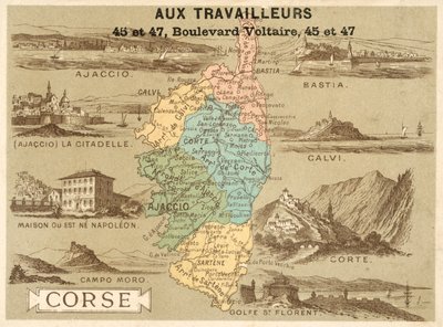 Córsega (chromolitho) de French School