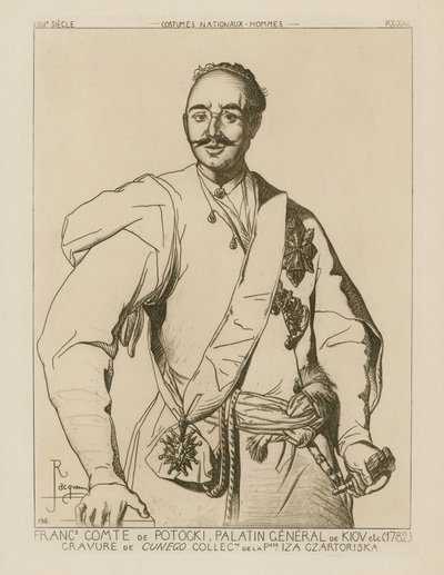 Conde Potocki, Palatino Geral de Kiev (1782) de French School