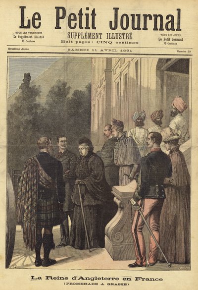Capa do Le Petit Journal, 11 de abril de 1891 de French School
