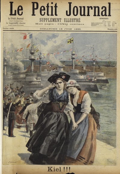 Capa do Le Petit Journal, 16 de junho de 1895 de French School
