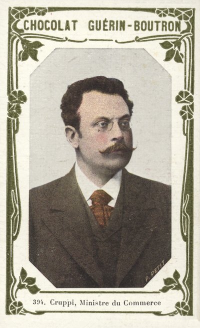 Cruppi, Ministro do Comércio (foto colorida) de French School
