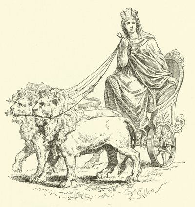 Cybele (gravura) de French School