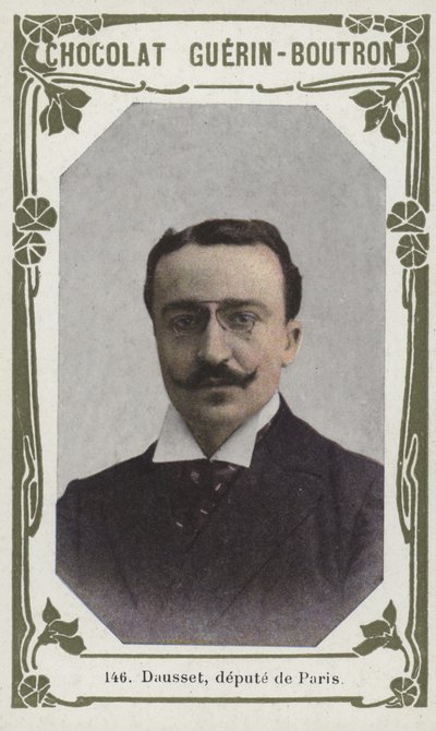 Dausset, depute de Paris (foto colorida) de French School