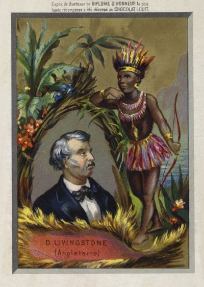 David Livingstone, missionário escocês e explorador de French School