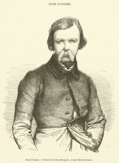 David de Angers (gravura) de French School