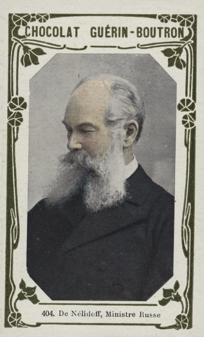 De Nelidoff, ministro russo (foto colorida) de French School