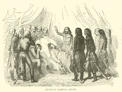 Morte do General Hoche (gravura) de French School