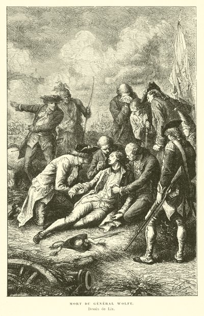 Morte do general Wolfe, 1759 de French School