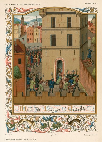 Morte de Jacques dArtevelde de French School