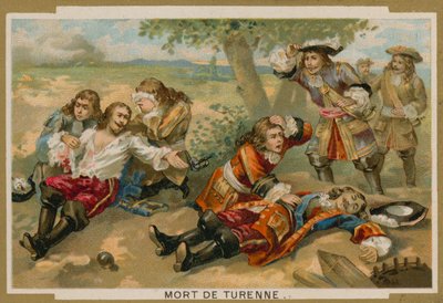 Morte do Marechal Turenne na Batalha de Salzbach, 27 de julho de 1675 de French School