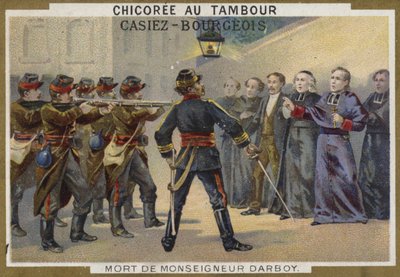Morte de monsenhor Darboy, arcebispo de Paris, 1871 de French School
