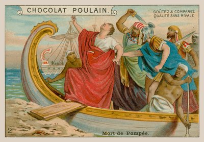 Morte de Pompeu (106-48 aC) de French School