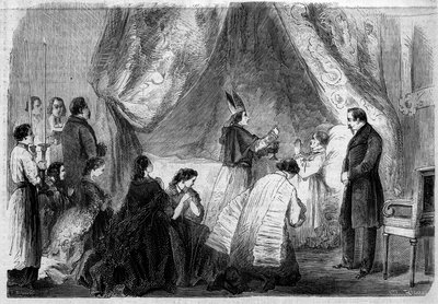 Morte do Príncipe Jerônimo Bonaparte de French School