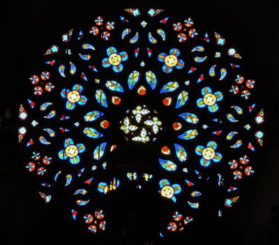 Janela decorativa de French School