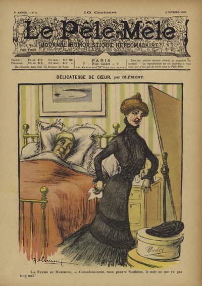 Delicadeza de coração. Ilustração para Le Pele-Mele de French School