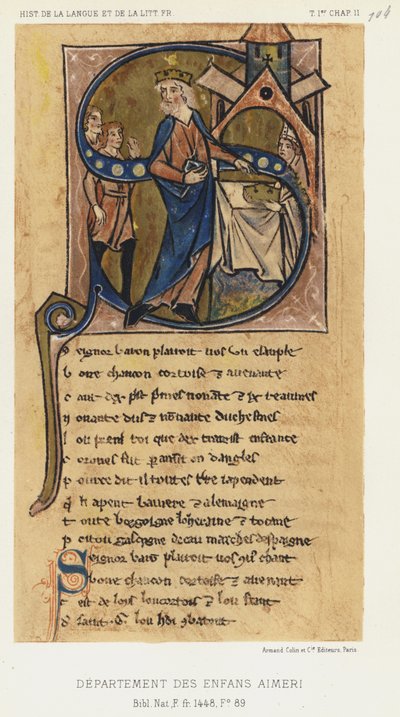 Department Des Enfans Aimeri (cor litho) de French School