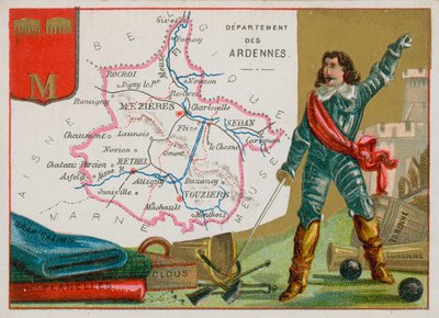 Departamento de Ardennes, no nordeste da França de French School