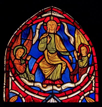 Retratando Cristo na Glória (ex Varennes-Jarcy - originalmente da Abadia de Gercy) de French School