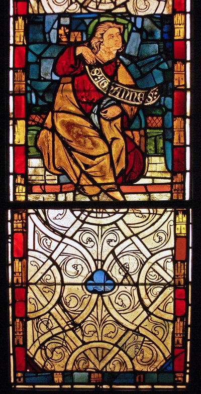 Retratando São João: grisaille da capela do castelo, Rouen de French School