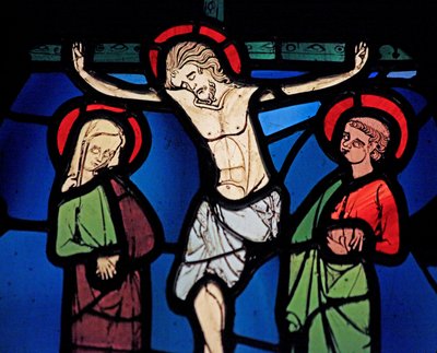 Representando a Crucificação, ex Ste Chapelle de French School