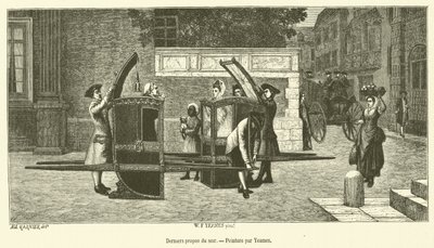 Últimas palavras da noite (gravura) de French School