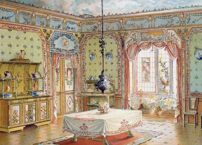 Design para sala de jantar da revista La Decoration interieure (Home Decor) de French School
