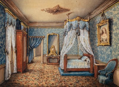 Desenho do quarto de French School