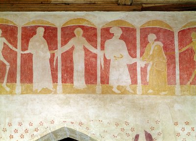 Detalhe da dança da morte, c.1460 de French School