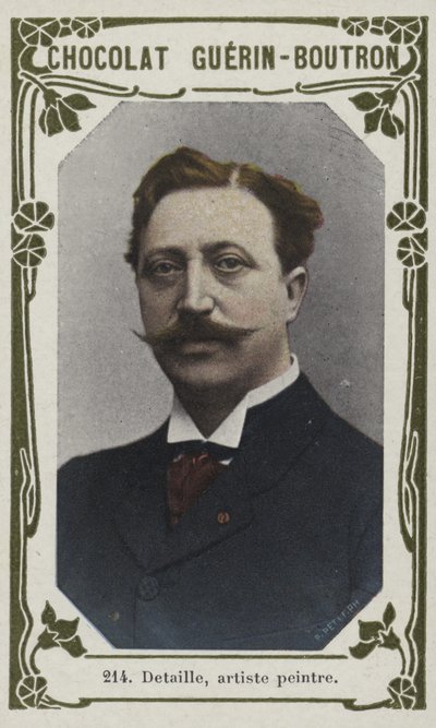 Detaille, pintor (foto colorida) de French School