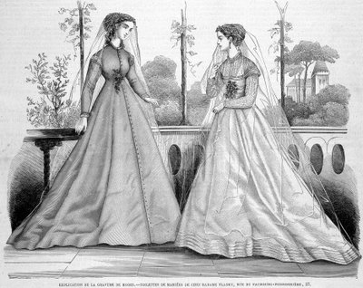 Dois vestidos de bridão da Madame Fladry