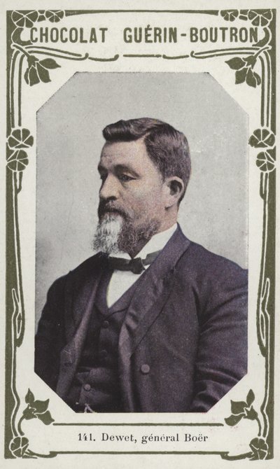 Dewet, general Boer (foto colorida) de French School