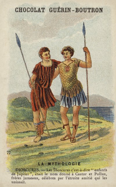 Dioscuri, ou seja, Castor e Pollux de French School