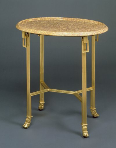 Directoire Gueridon, c.1799 (ormolu e mármore) de French School