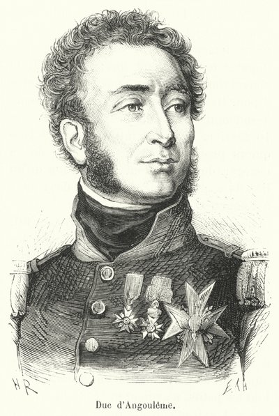 Duque de Angouleme (gravura) de French School