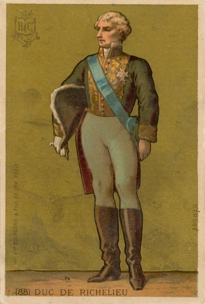 Duc de Richelieu de French School