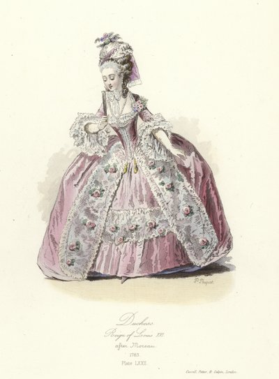 Duquesa, reinado de Luís XVI da França de French School